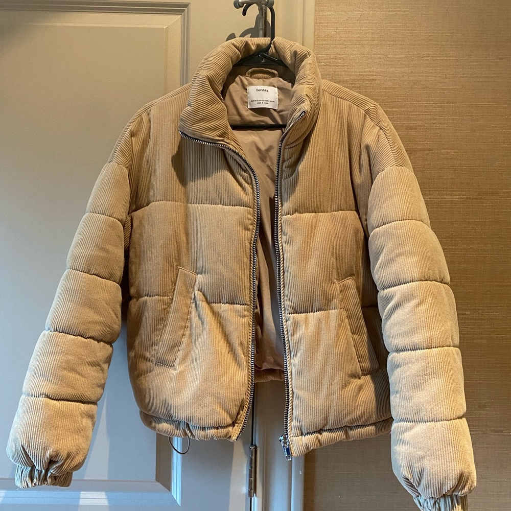 Bershka Tan Puffer